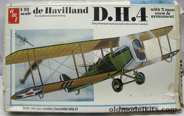 AMT 1/48 De Havilland DH-4, T646 plastic model kit